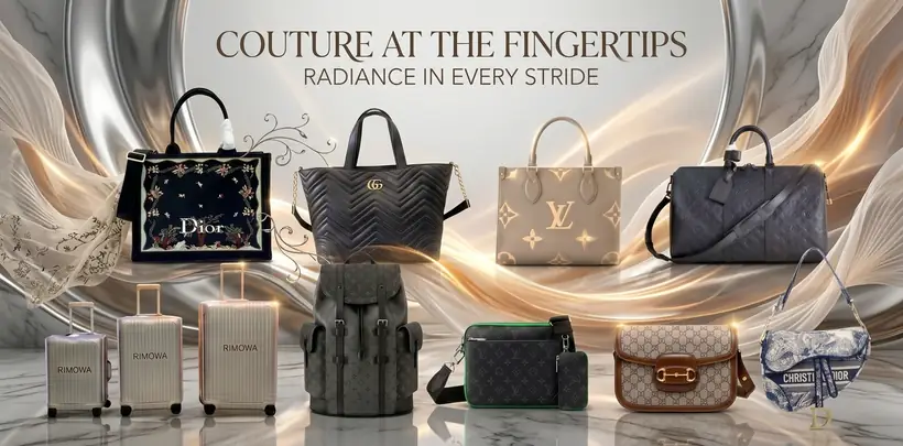 Luxury style bags showcase
